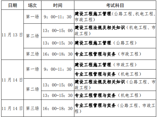 贵阳2021年二级建造师第二批考试时间安排